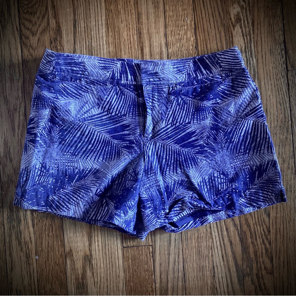 Anthropologie Cartonnier tropical palm shorts size 4